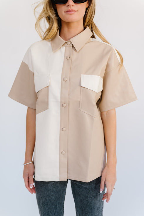 Dazed Babe Leather Top